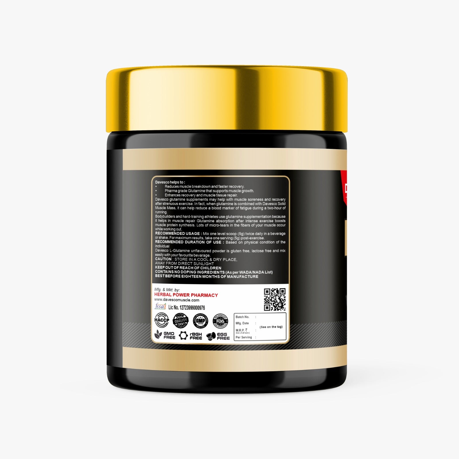L-GLUTAMINE | 250G |