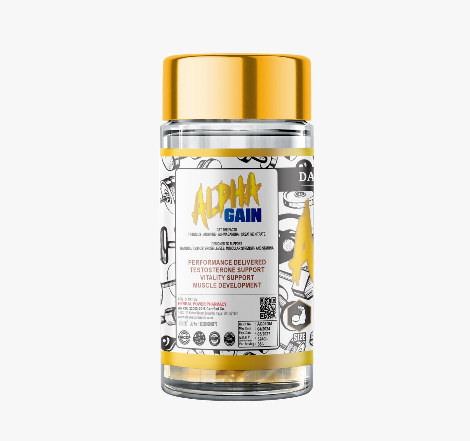 ALPHA GAIN  ( 90CAPSULES )